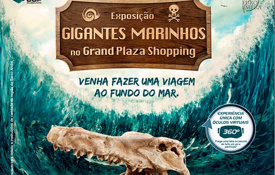 Grand Plaza Shopping apresenta a exposição “Gigantes Marinhos”