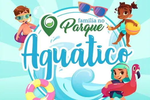 Família no Parque leva atrações “aquáticas” para divertir e refrescar a criançada