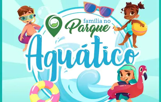 Família no Parque leva atrações “aquáticas” para divertir e refrescar a criançada