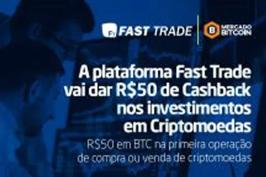 Fast Trade e Mercado Bitcoin lançam campanha de cashback da criptomoeda para participantes