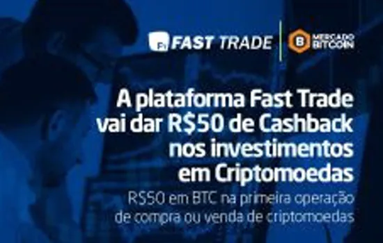 Fast Trade e Mercado Bitcoin lançam campanha de cashback da criptomoeda para participantes