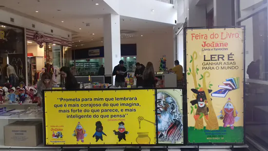 Feira de livros retorna ao Atrium Shopping