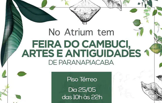 Feira Caminhos do Cambuci acontece no Atrium Shopping