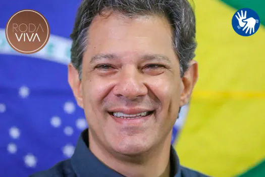 Fernando Haddad é o convidado do Roda Viva na segunda-feira (6/7)