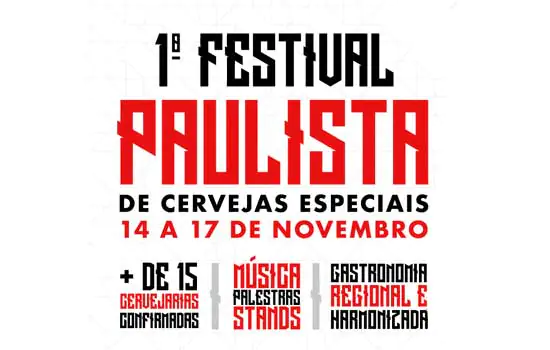 Santo André estará presente no 1º Festival Paulista de Cervejas Especiais