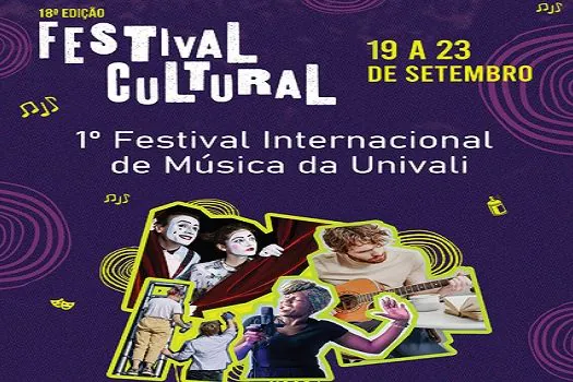 Univali promove 18ª edição do Festival Cultural_x000D__x000D_