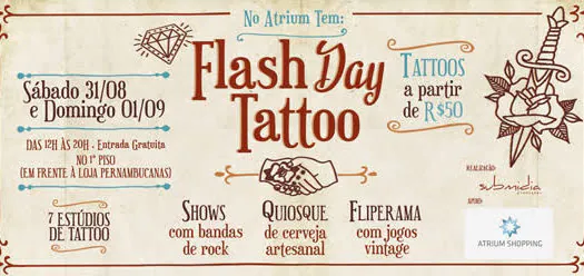 Atrium Shopping traz o Tattoo Days