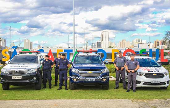 São Caetano realiza testagem de coronavírus a agentes das Forças de Segurança