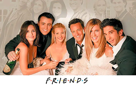 ‘Friends’ é escolhida a melhor série da história por profissionais de Hollywood