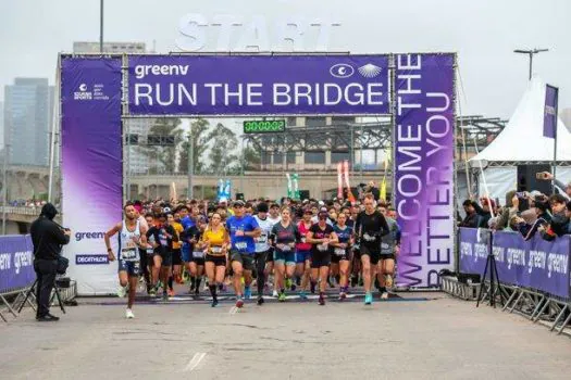 Capital paulista recebe nova edição da corrida “GreenV Run The Bridge”