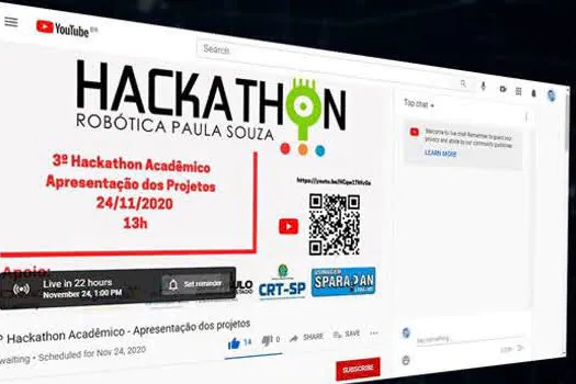 Alunos de Etecs disputam final da terceira edição do Hackaton Acadêmico