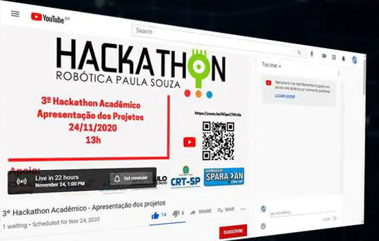 Alunos de Etecs disputam final da terceira edição do Hackaton Acadêmico