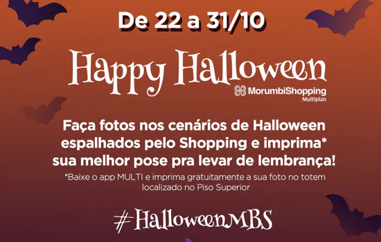 Halloween: MorumbiShopping recebe espaços instagramáveis temáticos