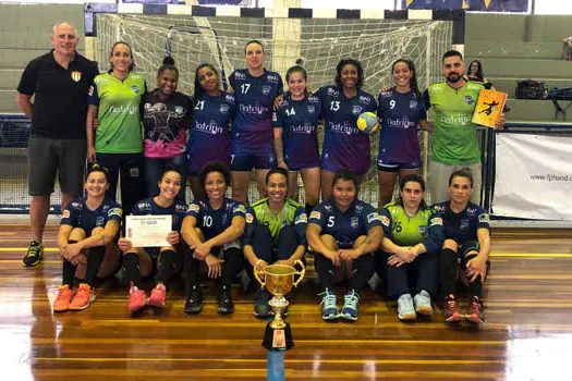 Handebol feminino de Ribeirão Pires conquista ouro no Desafio Jandaia