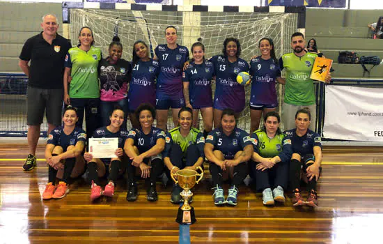 Handebol feminino de Ribeirão Pires conquista ouro no Desafio Jandaia