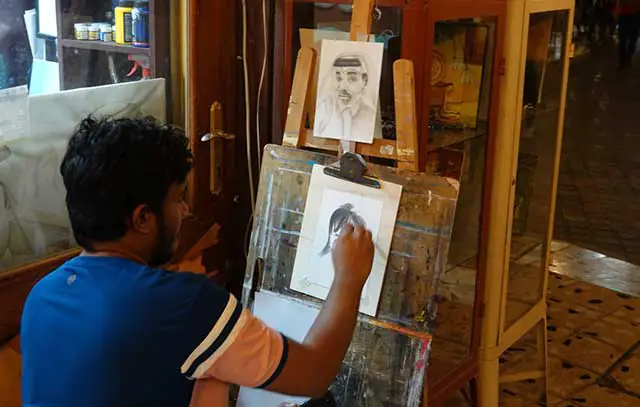 Artista do Sri Lanka encanta Doha com seu talento