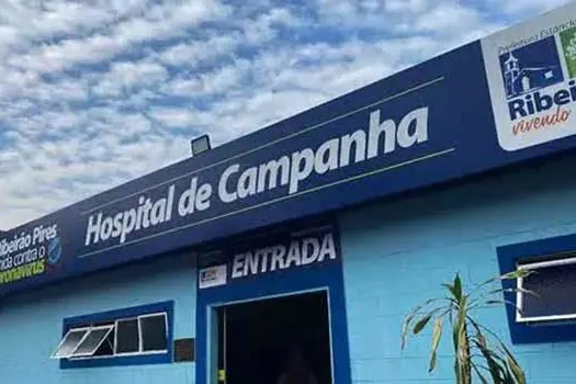 Hospital de Campanha de Ribeirão Pires pode fechar dia 10 de março