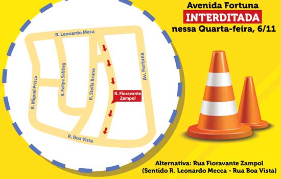 Prefeitura iniciará nessa quarta-feira (6/11) recapeamento da Avenida Fortuna