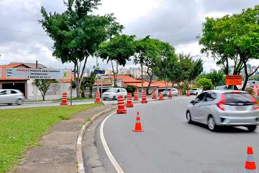 Santo André interdita alça de acesso para conclusão de obras do viaduto Adib Chammas