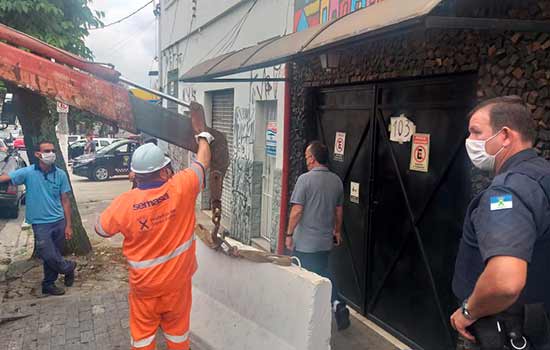 Operação Comércio Responsável interdita estabelecimentos em Santo André por aglomerações
