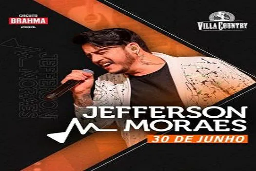 Jefferson Moraes retorna ao Villa Country para show especial nesta quinta-feira (30)