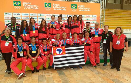 São Paulo conquista 75 medalhas nos Jogos Escolares da Juventude em Brasília