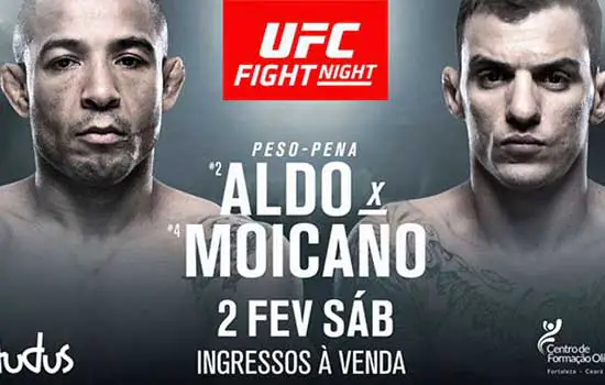 José Aldo e Renato Moicano fazem a segunda luta principal do UFC® Fortaleza