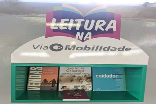 ViaQuatro e ViaMobilidade incentivam leitura com doação de livros nas estações