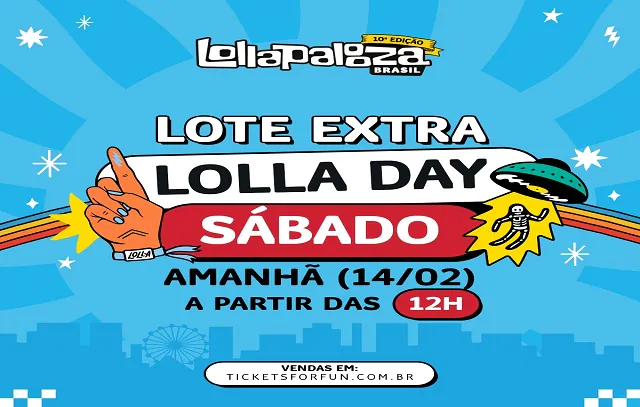 Lollapalooza Brasil abre lote extra de ingressos para sábado