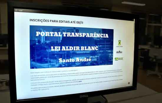 Inscrições para editais da Lei Aldir Blanc em Santo André vão até 8 de novembro