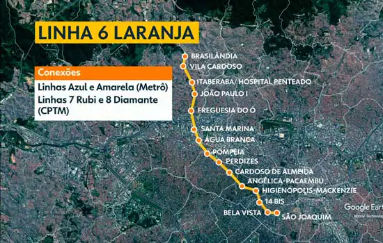 Estado de SP tem até 9 de fevereiro para apresentar cronograma da Linha 6-Laranja