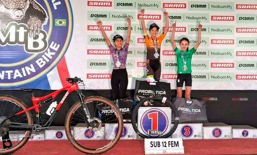 Lívia Bentancor Pellizzari conquista mais um pódio na Copa Internacional de Mountain Bike