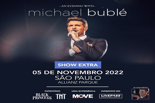 CVC Corp inicia vendas de pacotes para show do cantor Michael Bublé