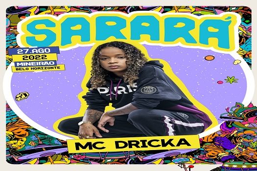 Festival Sarará anuncia MC Dricka no line-up de sua oitava edição