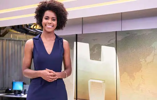 Maju Coutinho estreia na apresentação do ‘Jornal Hoje’ com novidades