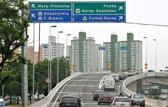 Pista expressa da Marginal Pinheiros será interditada para obras da Linha 17 Ouro do Metrô