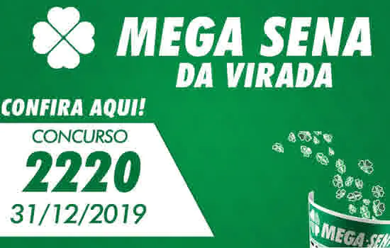 Veja as dezenas sorteadas e as quatro apostas ganhadoras da Mega-Sena da Virada