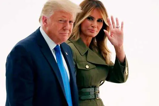 Melania Trump faz discurso de consolo às vítimas da Covid-19