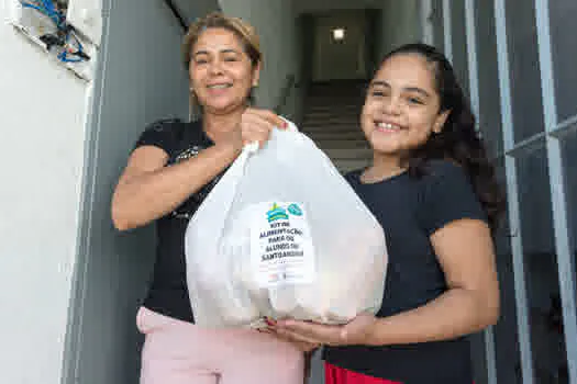 Prefeitura de Santo André inicia entrega de kits do programa Merenda em Casa