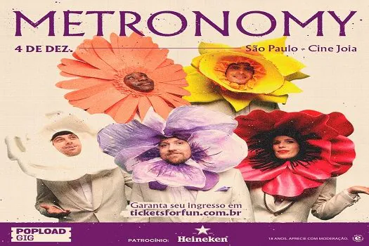 POPLOAD Gig anuncia atualizações na agenda da banda inglesa Metronomy