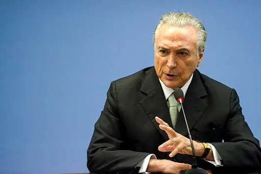 Michel Temer: missão do próximo governo é “pacificar e reconstruir o País”