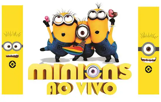 Minions ao Vivo chega ao Teatro Santos Dumont