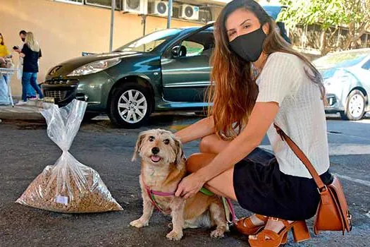 Moeda Pet entrega 471 quilos de ração para gatos e cachorros