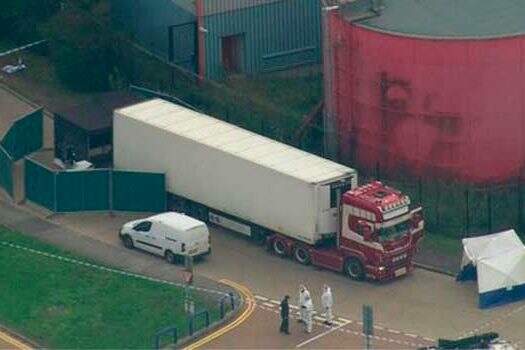 Todos os 39 mortos encontrados em caminhão no Reino Unido eram chineses