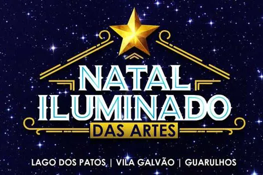 Lago de Vila Galvão sedia o “Natal iluminado das artes”