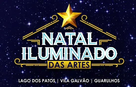 Lago de Vila Galvão sedia o “Natal iluminado das artes”