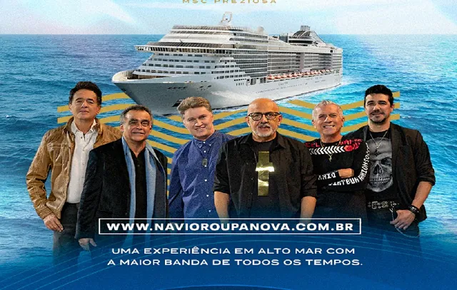 PromoAção e Roupa Nova anunciam “Navio Roupa Nova 40 anos”