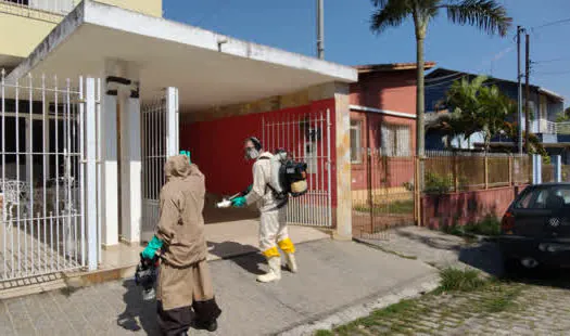 Ribeirão Pires faz nova etapa de nebulização na Vila Suíssa