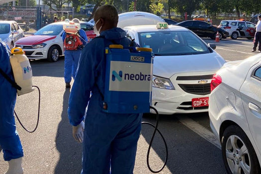 Neobrax faz ação contra Covid-19 no Aeroporto de Congonhas