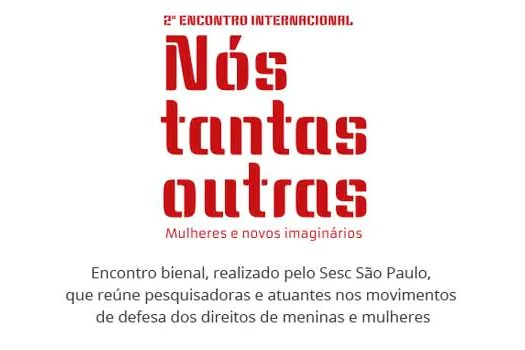 Inscrições de trabalhos – Nós Tantas Outras 2020